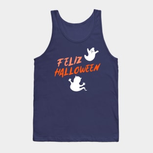 Feliz Halloween (2 ghosts) Tank Top